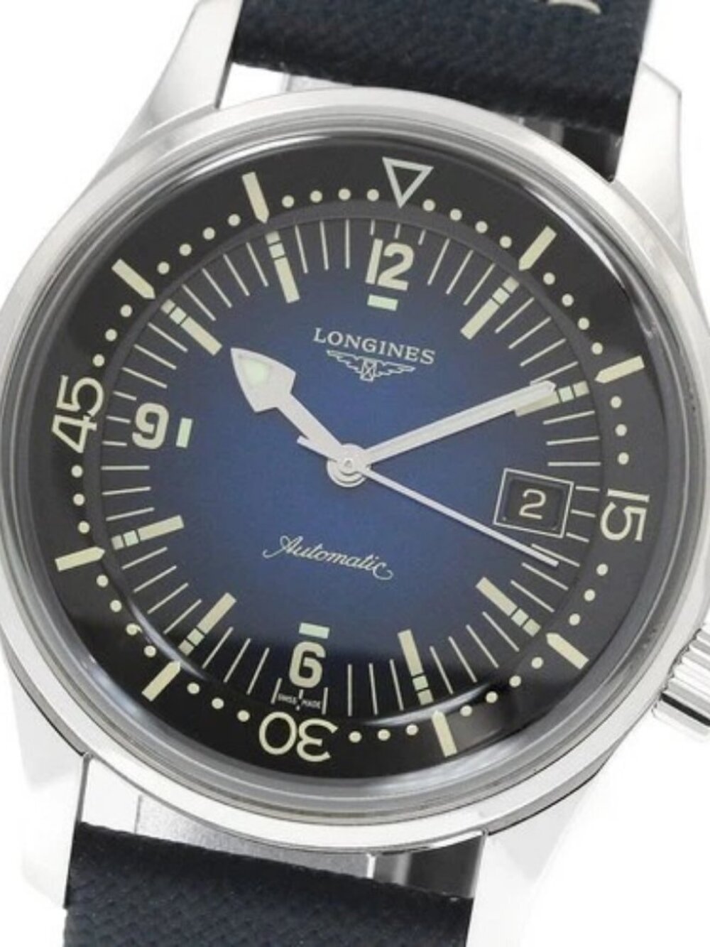 LONGINES Legend diver L3.774.4.90.2 Date Navy Dial Automatic Men's Watch_967750